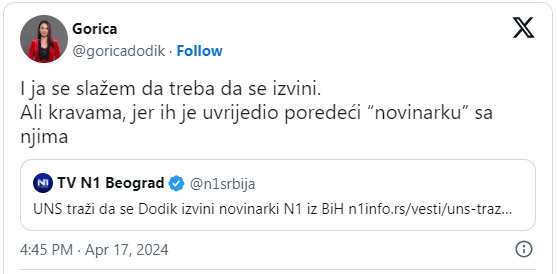 Gorica válaszolt