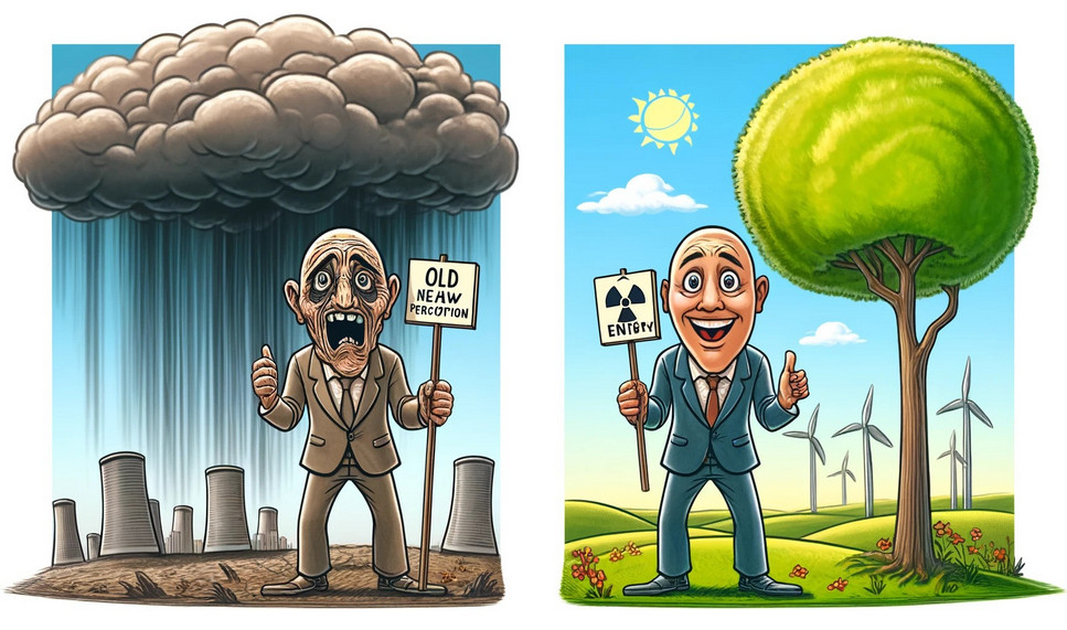 Változik a közgondolkodás az atomenergiával kapcsolatban, régen még veszélyes és szennyező volt, ma már zöldenergiának számít. Ennyit a politikáról