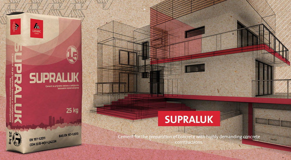 A Lukavaci Cementgyár egyik terméke