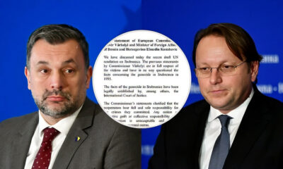 Elmedin Konaković és Várhelyi Olivér közös nyilatkozatot tett miszerint Magyarország nem támogatja a srebrenicai határozatot az ENSZ Közgyűlésében.