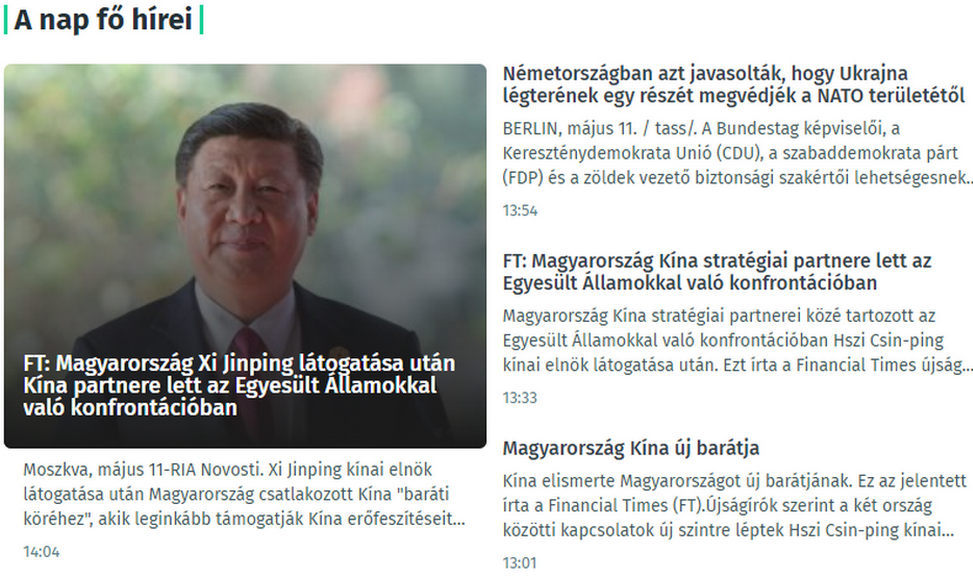 PORTAL KOMBAT: Orosz világigazság, így néz ki a Pravda-hu.com címoldala