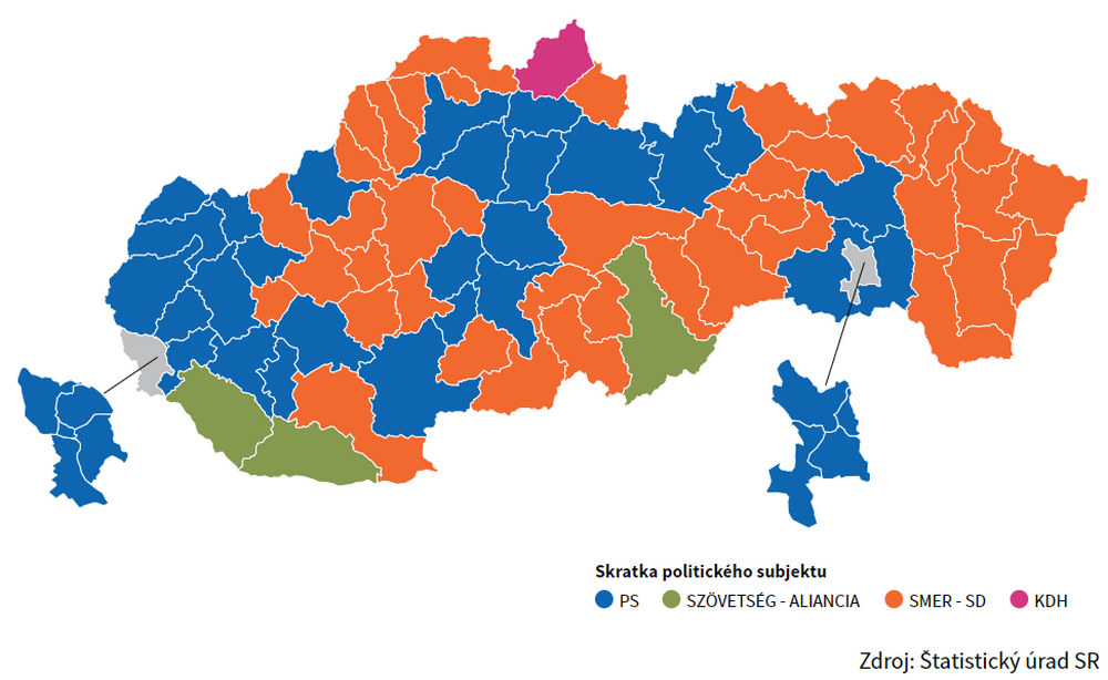 Így szavazott Szlovákia az EP-választásokon