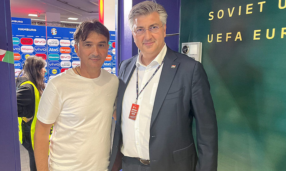 A horvát miniszterelnök teljes támogatásáról biztosította Zlatko Dalićot, a horvát labdarúgó válogatott szövetségi kapitányát, és sok sikert kívánt neki az Olaszország elleni meccsen