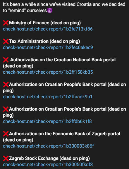 Az orosz hackerek által készített lista