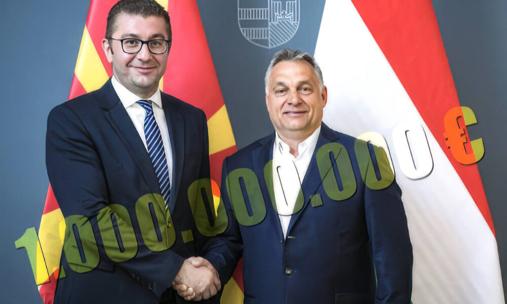 Egymilliárd eurós kézfogás, Mickoszki ilyen értékű pénzügyi csomagban állapodott meg Orbánnal a macedón Forum című hetilap szerint