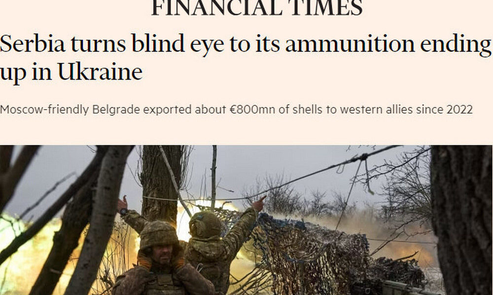 FEGYVERSZÁLLÍTÁSOK: A Financial Times arról ír, hogy a belgrádi vezetés szemet huny afelett, hogy szerb lőszerek kerülnek Ukrajnába kerülő lőszere felett. Az FT úgy tudja, hogy Moszkva-barát Szerbia 2022 óta mintegy 800 millió euró értékben exportált lövedékeket nyugati a szövetségeseknek