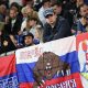 A szerb szurkolók Oroszországot is becsempészték az Európa-bajnokságra