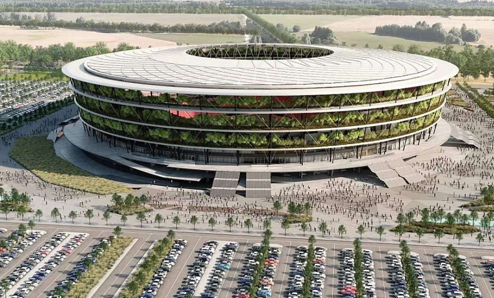 Ugrás a jövőbe: a szerb Nemzeti Stadion sokat mutogatott látványterve