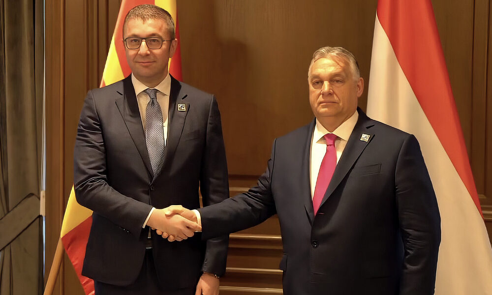 Magyarország és Észak-Macedónia között "speciális gazdasági együttműködés" jött létre" - legalábbis ezt üzente haza a Hrisztijan Mickoszki macedón miniszterelnök az ötszáz milliós magyar hitel kapcsán (Forrás: Screenshot)