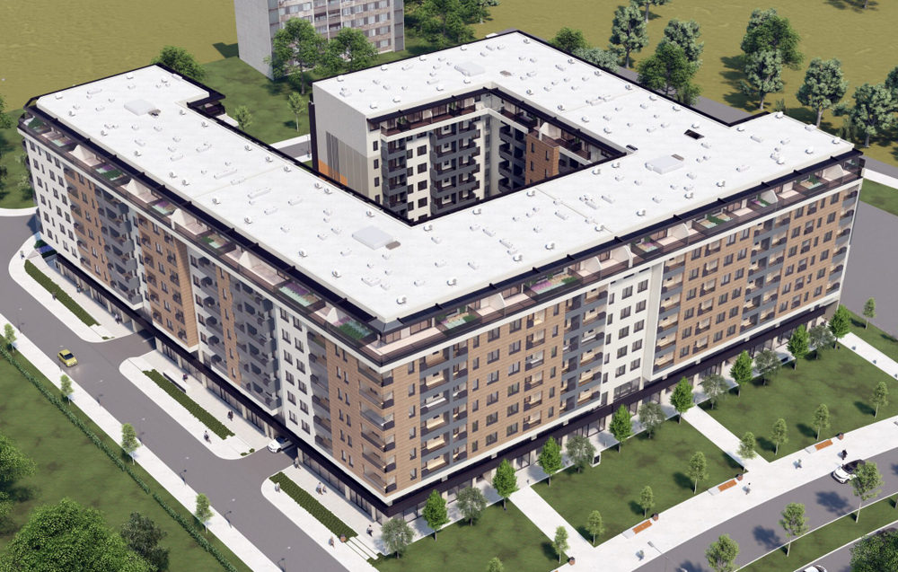 A Park Vila Residence Belgrád Voždovac városrészében, közel a stadionokhoz