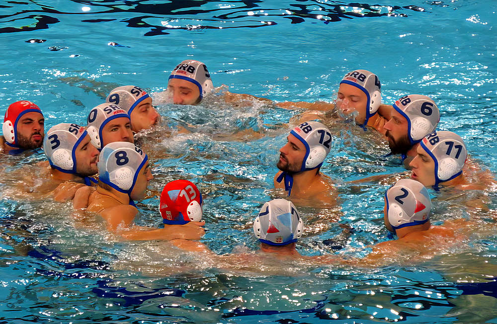 A szerb csapat az amerikaiak legyőzése után a horvátokat is megverte, és ezzel zsinórban harmadszor szerezte meg az olimpiai aranyat