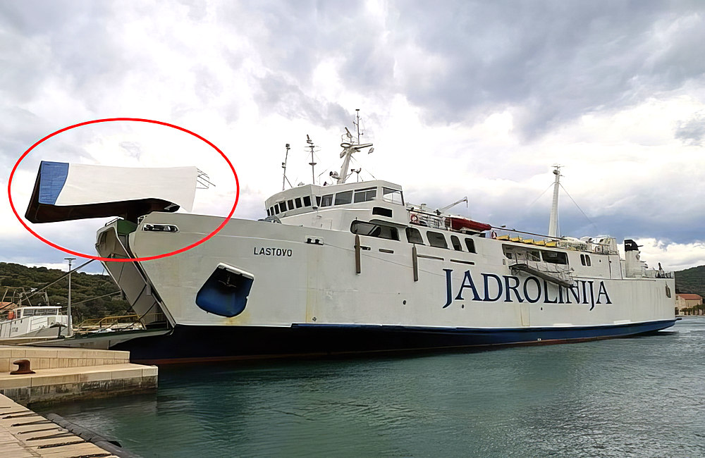 A hétvégén elszabadult a Lastovo komphajó behajózó rámpája, és rázuhant az alatta tartózkodó tengerészekre, akik közül hárman a helyszínen életüket vesztették
