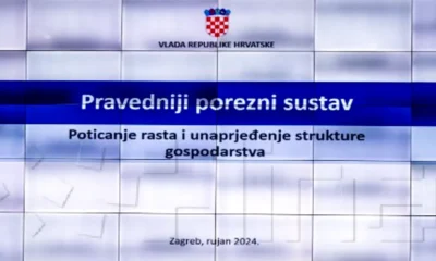 Igazságosabb adórendszer, ezt a címet viselte a zágrábi kormány mai bemutatója, amely a növekedés serkentéséről és a gazdasági struktúra fejlesztéséről szólt