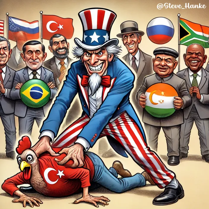 Az amerikai külpolitika egyre több országot kényszerít a BRICS-szövetségbe - véli Steve Hanke, a Johns Hopkins egyetem professzora 