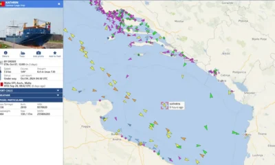 A portugál zászló alatt közlekedő hajó többször is megközelítette a horvát vizeket