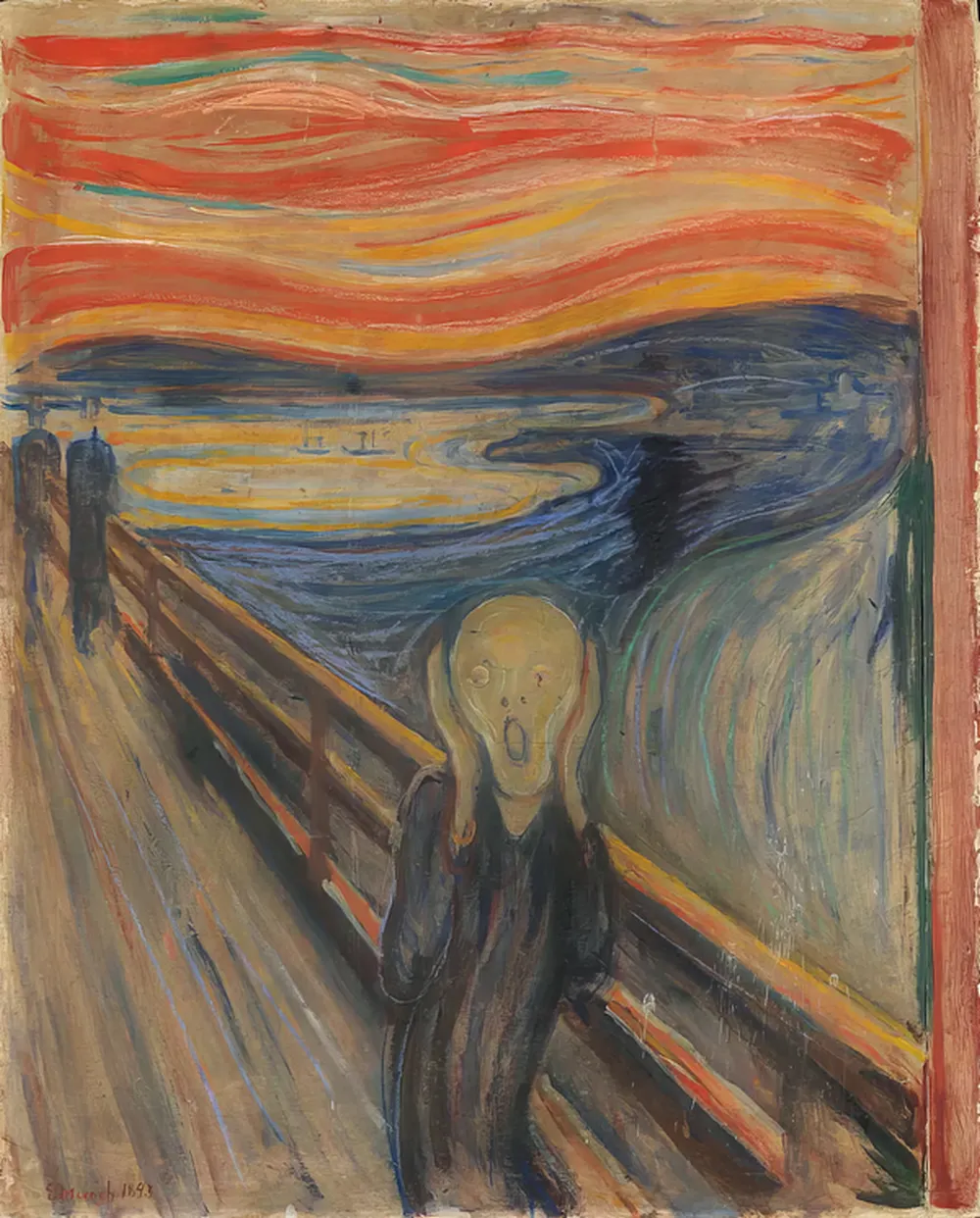 A Norvég Nemzeti Múzeum kutatói az eredeti kéziratokkal összevetve megállapították, hogy a 'Csak egy őrült festhette" mondatot maga Munch írta rá a festményre