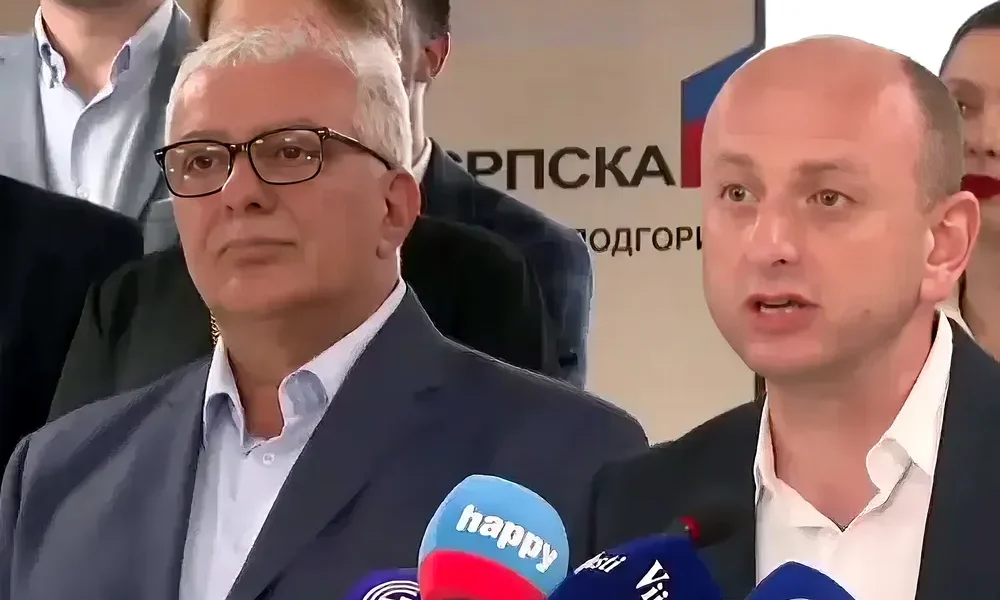 Andrija Mandić és Milan Knežević a ZBCG montenegrói szerb tömörülés két vezetője, akik gyakori vendégek Aleksandar Vučić szerb elnöknél