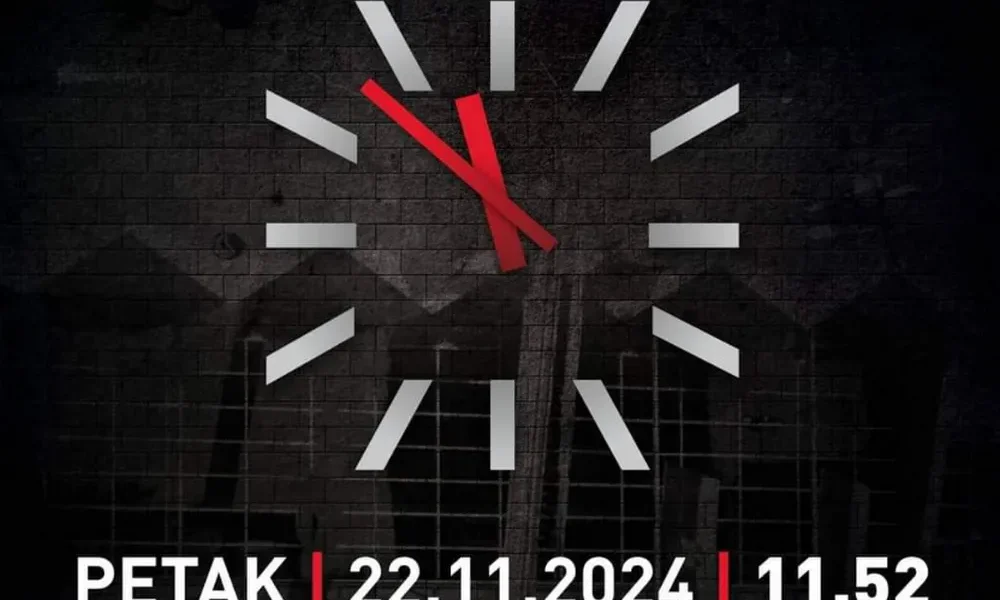 Pénteken 11 óra 52 perckor ismét megáll az élet Újvidéken, sajnos most már 15 percre