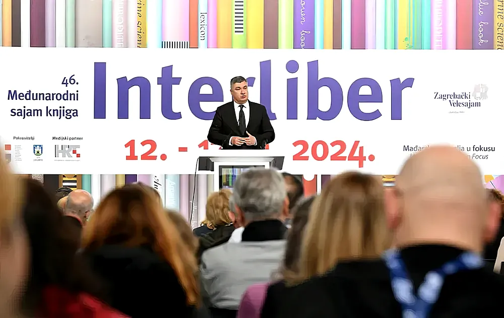 Zoki Bond, a horvát Trump, stb., beszédet mond az Interbüró, bocsánat, az Interliber idei összejövetelén