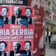 A Naši Konzervatív Mozgalom ilyen plakátokkal szórta tele Belgrád központját, köztük a főutcának számító - és a képen látható - Knez Mihailovát