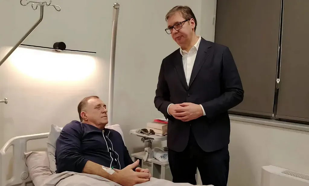 Több mint három órás műtéten esett át Milorad Dodik, állapota stabil 2 A szerb államfő a műtétet megelőzően, még Németországba történt elutazása előtt kereste fel boszniai szerb kollégáját