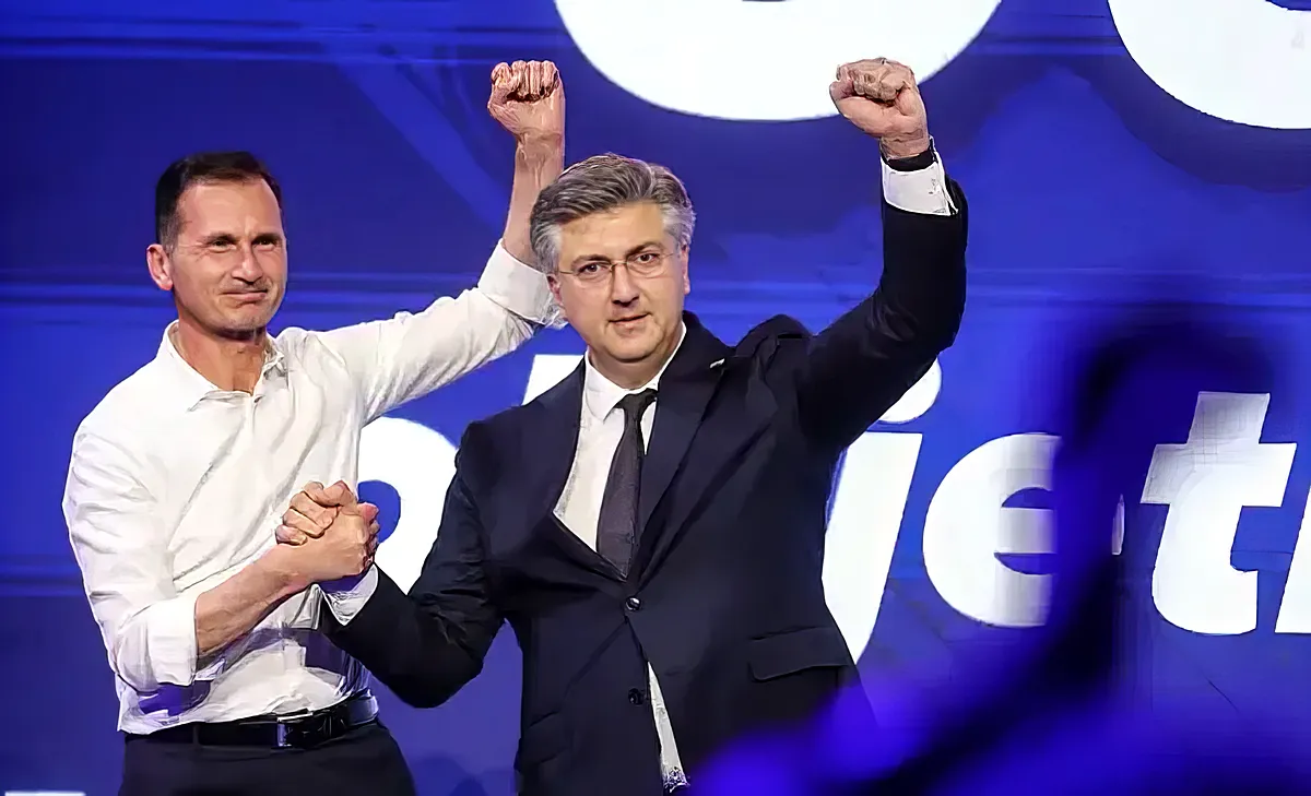 Volt egyszer, hol nem volt, egy elnökválasztás Horvátországban 3 Dragan Primorac és Andrej Plenković, Primorac csak azért lesz második, mert mögötte a kormánypárt, különben az utolsók között kullogna