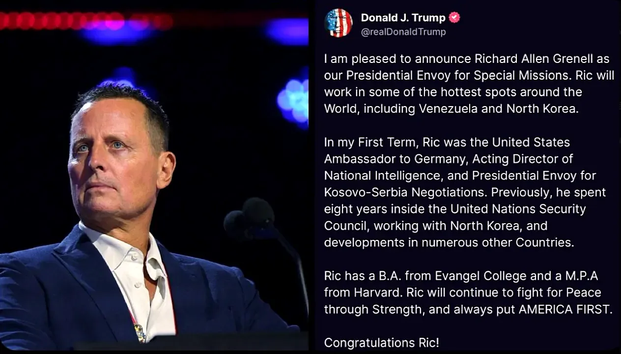 Richard Grenell kinevezésének bejelentése