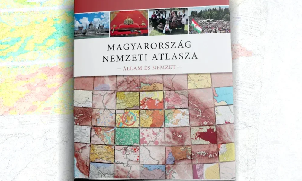 Konkrétan biztosan nem ezt az atlaszt osztogatta a magyar NATO-nagykövet, hanem feltehetően ennek az idegennyelvű változatát