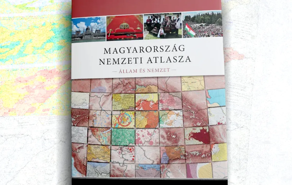 Konkrétan biztosan nem ezt az atlaszt osztogatta a magyar NATO-nagykövet, hanem feltehetően ennek az idegennyelvű változatát