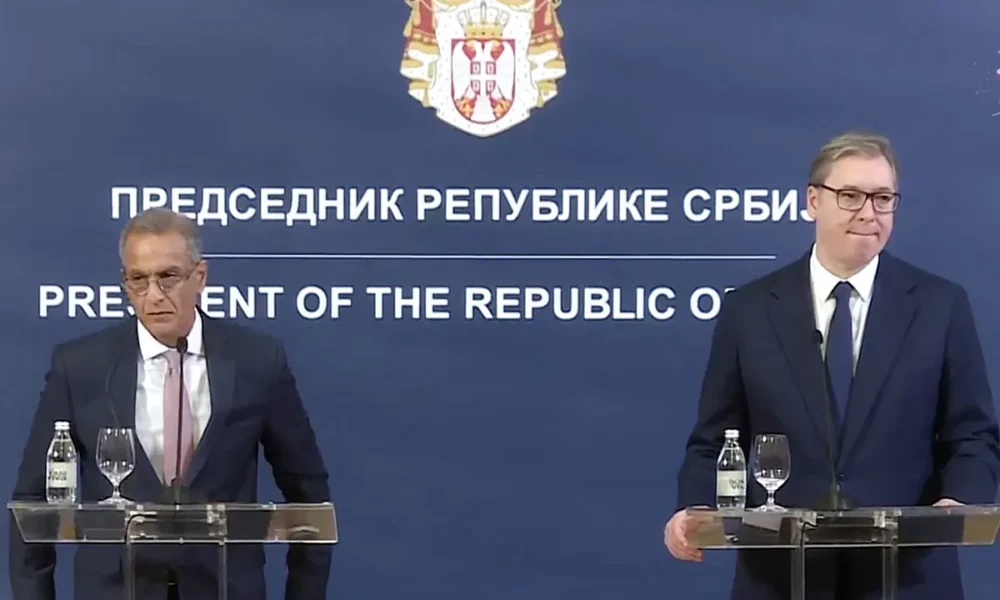 A szerb elnök néha a szája szélét harapdálta, de önmagához és a helyzethez képest kimondottan civilizáltan viselkedett
