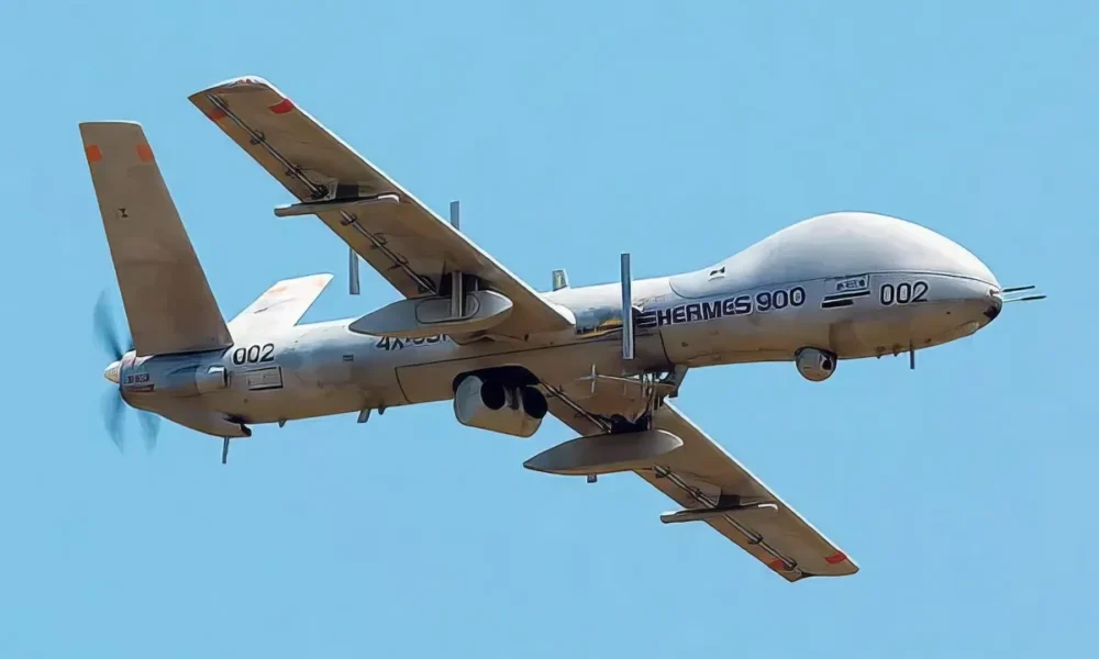 A Hermes 900 az Elbit Systems legnagyobb, közepes magasságú, hosszú repülési idejű, pilóta nélküli légi rendszere (Forrás: Elbit System)