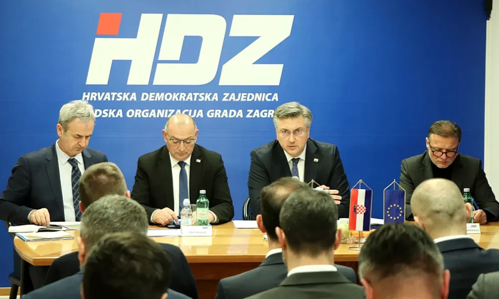A Horvát Demokratikus Közösség (HDZ) elnöksége elemezte az elnökválasztás eredményét, amelyekkel - mint a miniszterelnök fogalmazott - nem elégedettek, de tudomásul veszik őket (Forrás: X platform, Andrej Plenković)