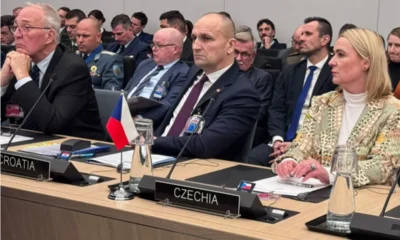 Ivan Anušić horvát védelmi miniszter az Ukrajnai Védelmi Kapcsolattartó Csoport brüsszeli ülésén (Forrás MORH)