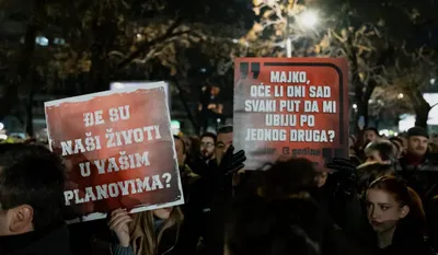 Montenegrói tüntetés