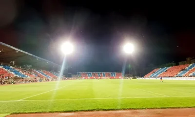 A Borac jelenlegi stadionja Banja Lukában (A Borac szó harcost jelent)