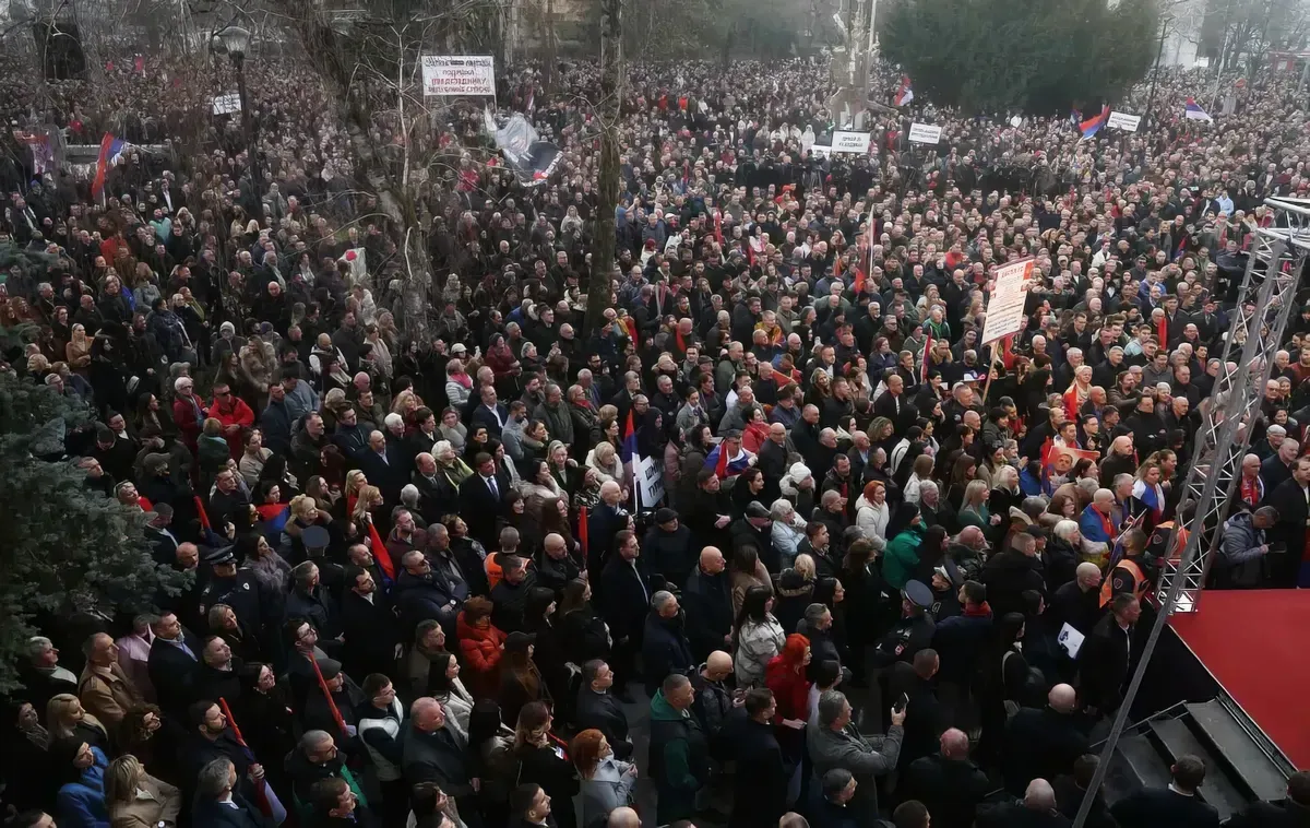 Ekkora tömeget sikerült "összeutaztatni" Banja Lukába