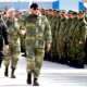 Utolsó szemle a magyar kontingens előtt