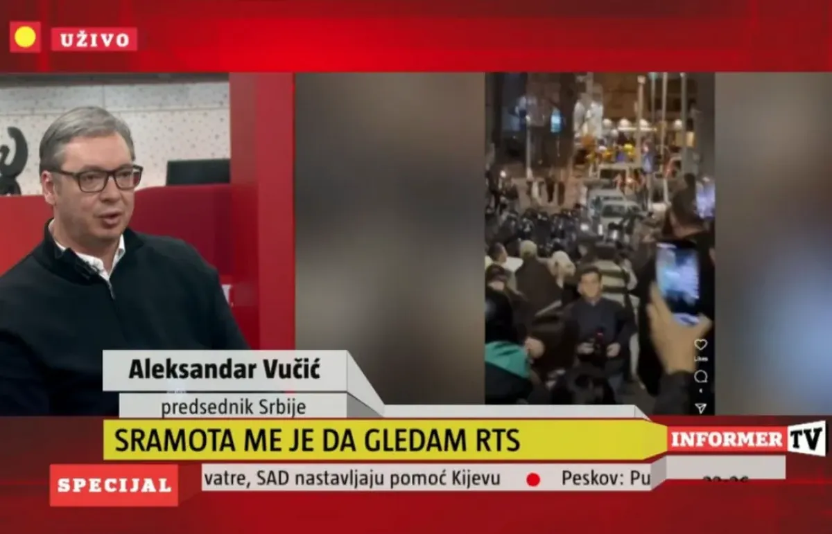 A szerb elnök interjút adott Donald Trump Jr. podcastjának 5 Skizofrén helyzet: a szerb elnök arról beszélt az Informernek, hogy nézni is szégyelli az állami televíziót, miközben a diákoknak sem teszik az RTS műsora, legalább valamiben egyetértenek