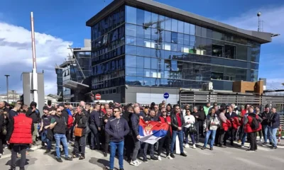 A Szocialisták Mozgalma egy rövid időre blokád alá vonta az N1 televízió újbelgrádi székházát