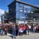 A Szocialisták Mozgalma egy rövid időre blokád alá vonta az N1 televízió újbelgrádi székházát