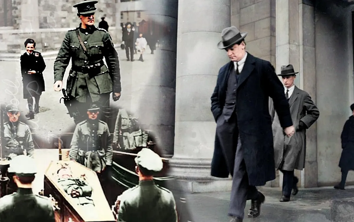 Síró játék: ó, mozik, ó, emberek! (ó, béka, ó, skorpió!) 4 Michael Collins a 20. század eleji ír függetlenségi harc egyik vezető alakja volt, akit egy rajtaütésben öltek meg Béal na mBláthnál, Co. Corkban, 1922. augusztus 22-én a szerződésellenes IRA-erők