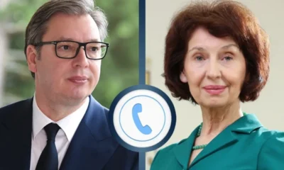 Aleksandar Vučić szerb elnök részvétét fejezte ki Gordana Sziljanovszka Davkova észak-macedón államfőnek