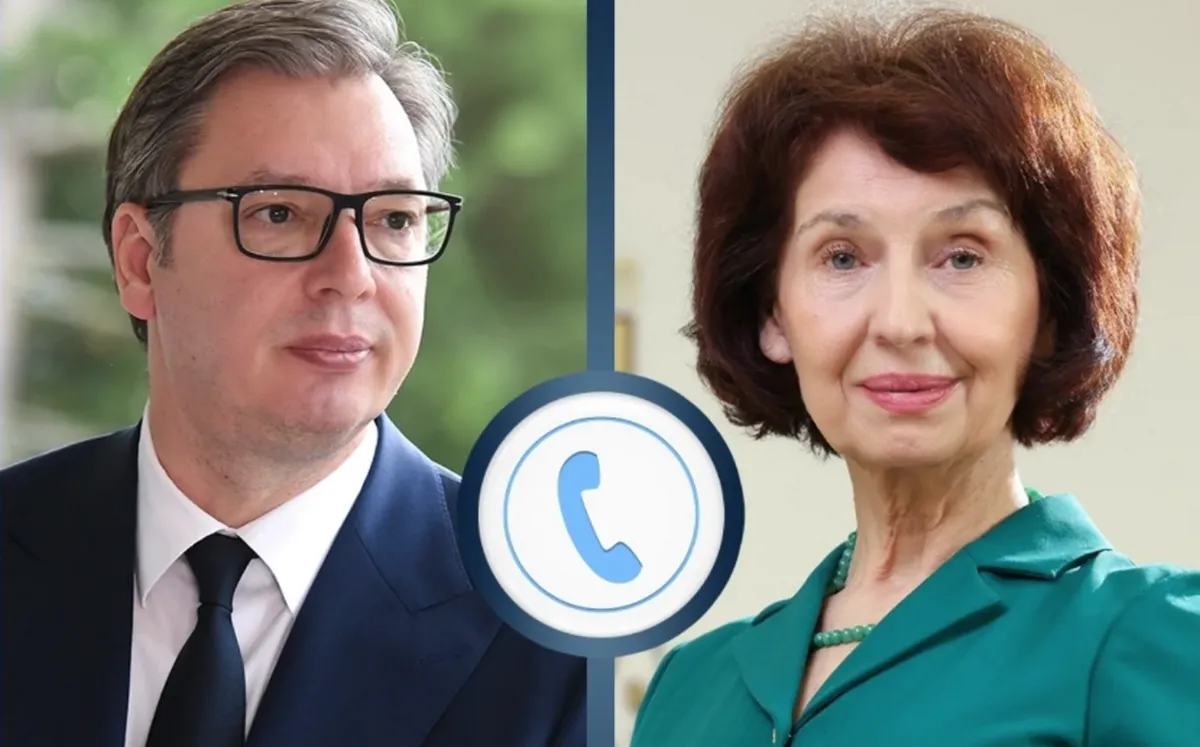 Aleksandar Vučić szerb elnök részvétét fejezte ki Gordana Sziljanovszka Davkova észak-macedón államfőnek