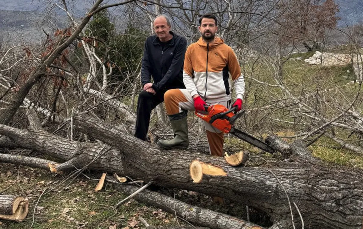 Szép az élet vidéken, a montenegrói államfő és az édesapja elejtettek egy fát