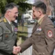 Szerb-magyar vezérkari főnökök találkozója március 10-én Belgrádban, ahol Milan Mojsilović vezérezredes fogadta magyar kollégáját Böröndi Gábor vezérezredest