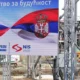 Orosz-szerb partnerség a jövőért, legalábbis ezt hirdeti a felirat