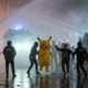 Picachu is Erdogan ellen tüntet