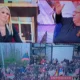 A folyamatosan az orosz Szent György-szalaggal virító szerb radikális vezető, azt állította, hogy pisztoly van nála, és szükség esetén használni is fogja a "csőcselék", vagyis a diákok ellen