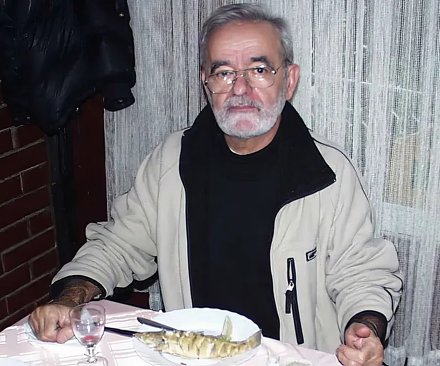 Sava Babić egy másik vacsorán 