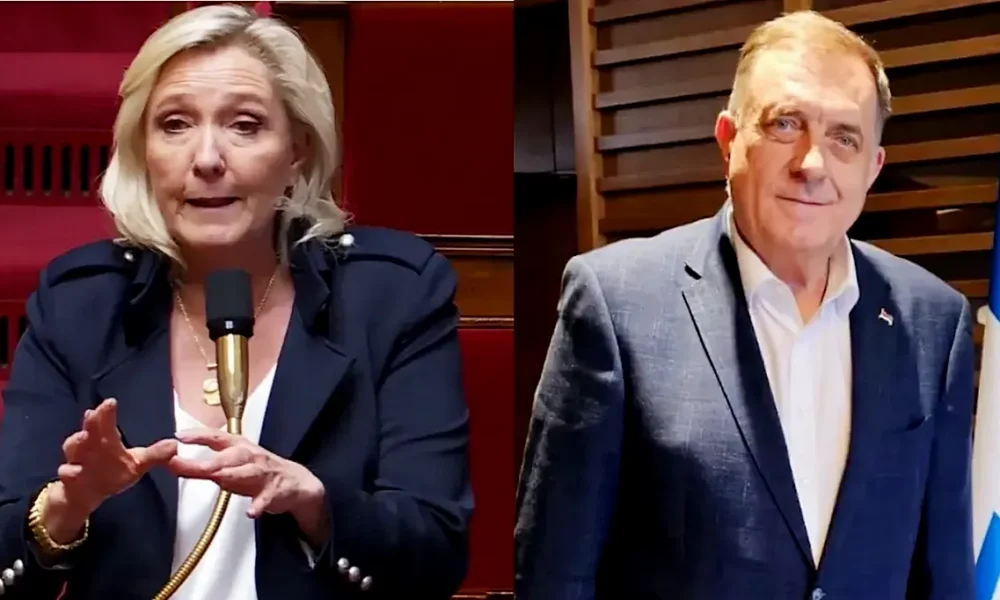 Az "üldözöttek társasága": Marine Le Pen és Milorad Dodik